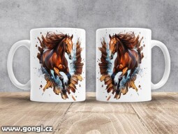 Hrnek - 0386 - Kůň v běhu 06